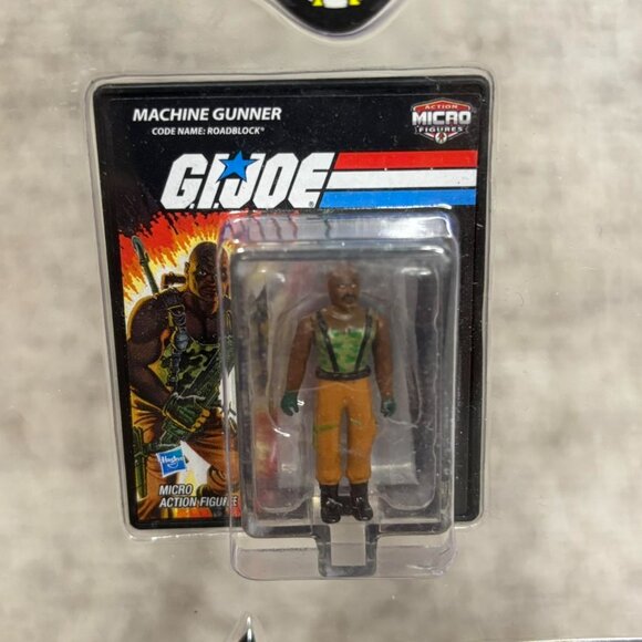 G.I. Joe Machine Gunner Mini Action Figure Collectible Toy - Picture 2 of 5
